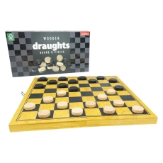 Classic Wooden Draughts Game