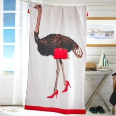 Ostrich Beach Towel 75X150