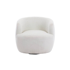 Adella Swivel Accent Chair Ivory