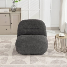 Lalo Swivel Accent Chair Shadow