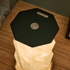 Twist Hexagon Lamp - Black