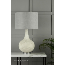 Laura Ashley Grace Table Lamp Opal Glass with Shade