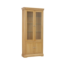 Langham Glassed Bookcase With 2 Doors