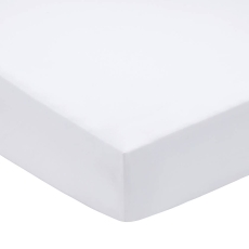 Bedeck Pima 200 Count Fitted Sheet White