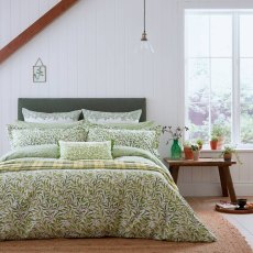 Morris Willow Bough Pillowcase Pair Standard Leaf Green