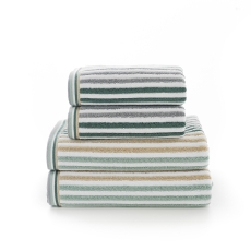 Deyongs Hanover Stripe Towel Seagrass