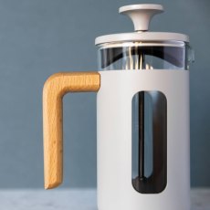 La Cafetiere Pisa 3 Cup Latte/Wood Handle