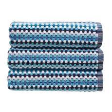 Christy Carnaby Stripe Towel Blue