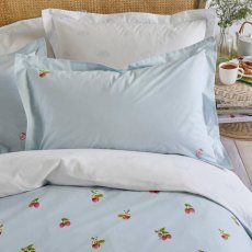 Sophie Allport Strawberries Oxford Pillowcase Pair Mist