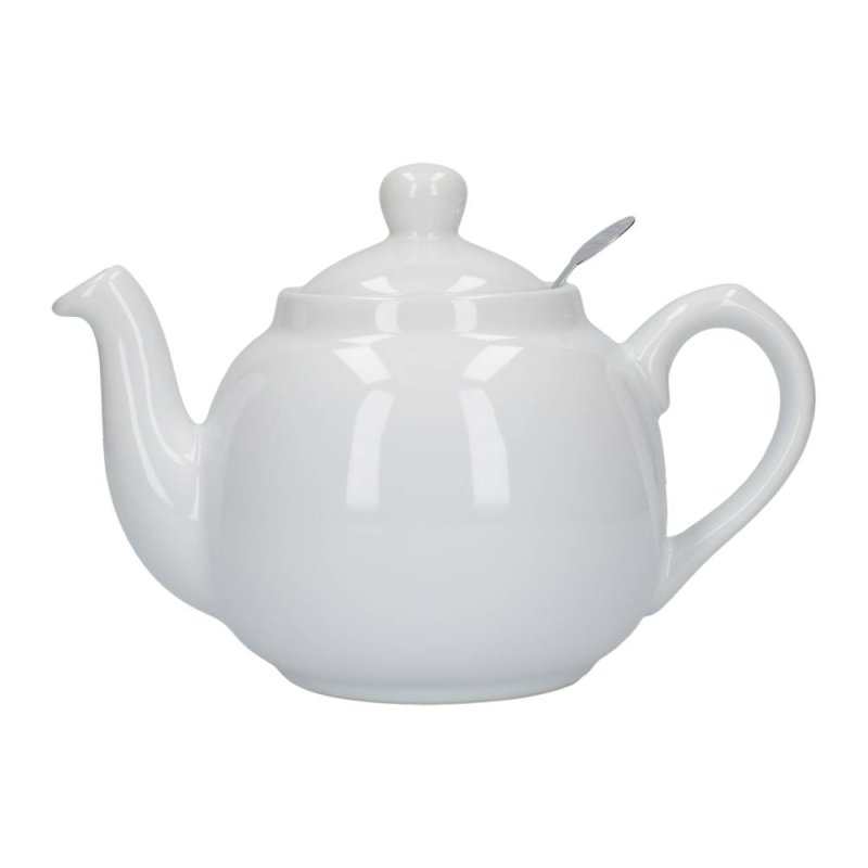 London Pottery Farmhouse Teapot 2 Cup White