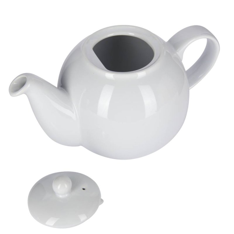 London Pottery Globe Teapot 6 Cup White