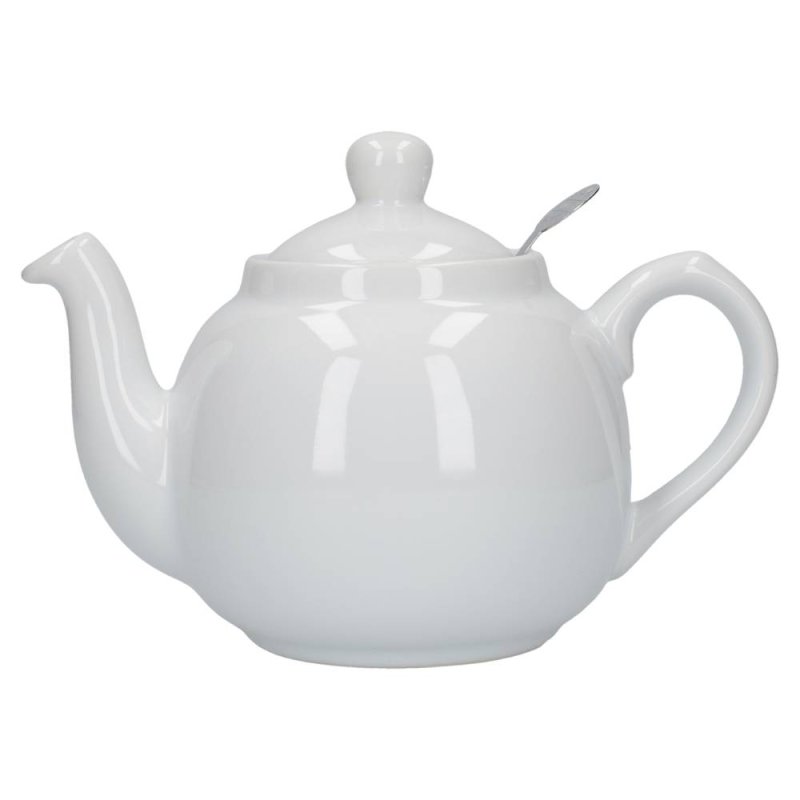 London Pottery Farmhouse Teapot 4 Cup White