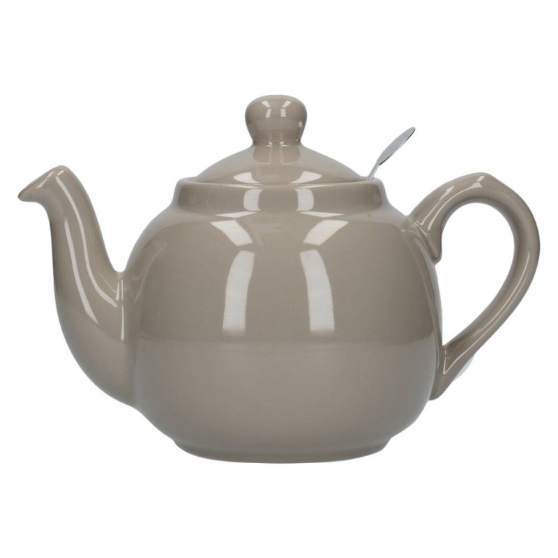 London Pottery Farmhouse Teapot 6 Cup Grey