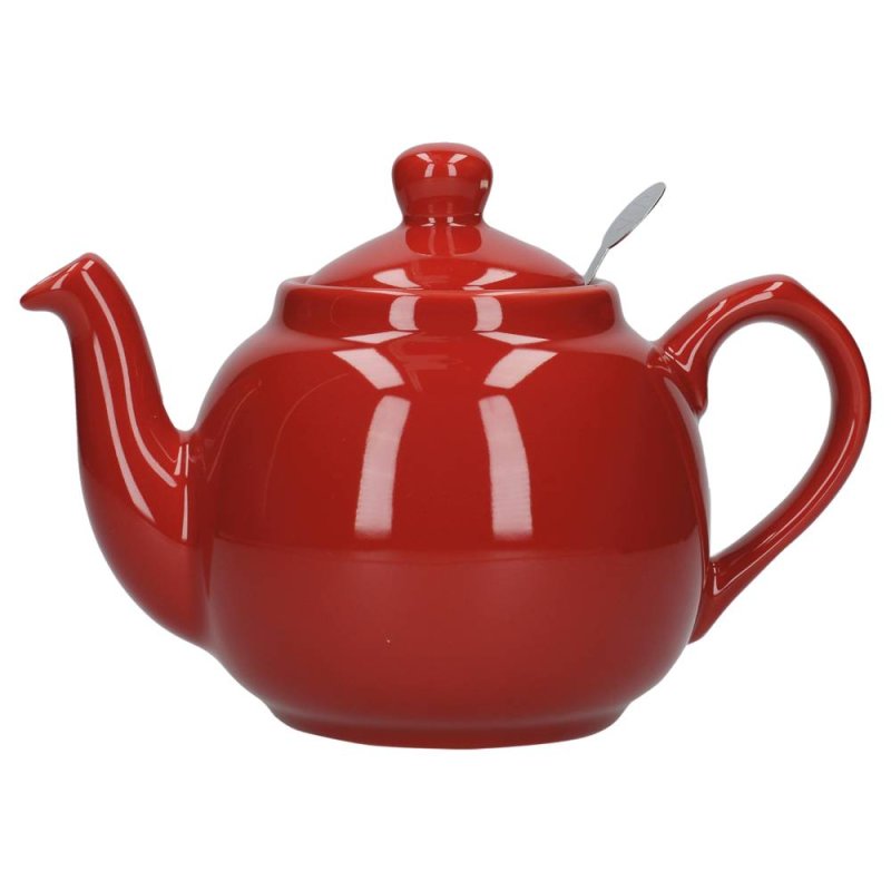 London Pottery Farmhouse Teapot 6 Cup Red