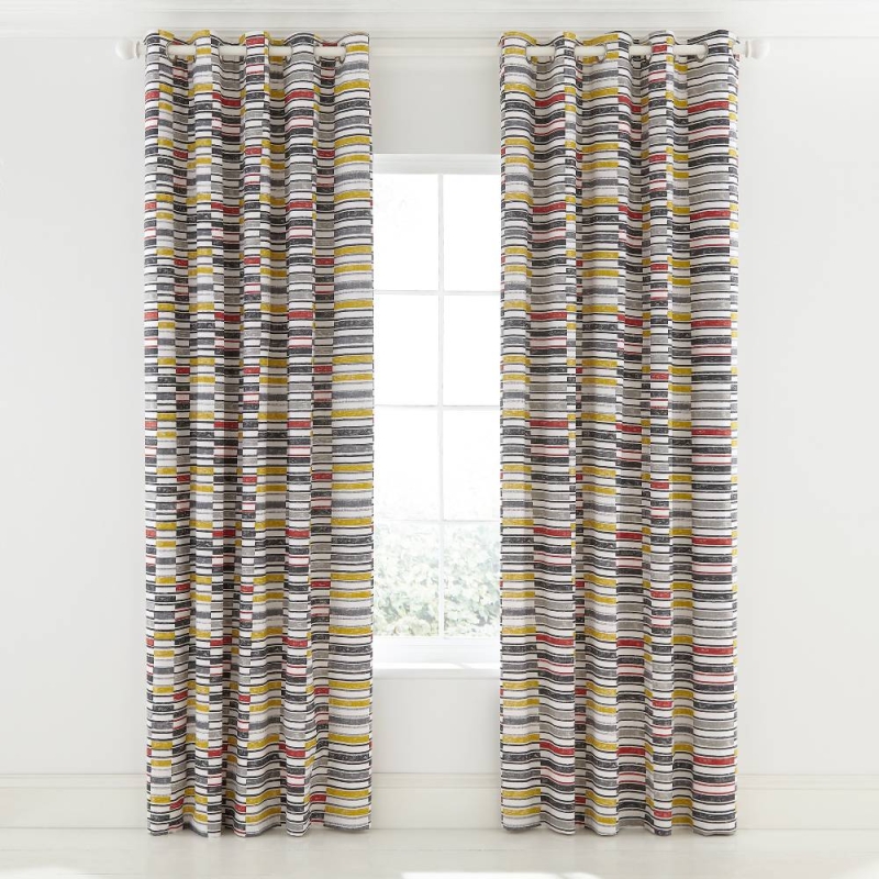 Helena Springfield Mali Lined Curtains 66X72 Safari