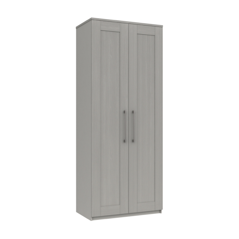 Aspen Tall 2 Door Wardrobe Light Grey
