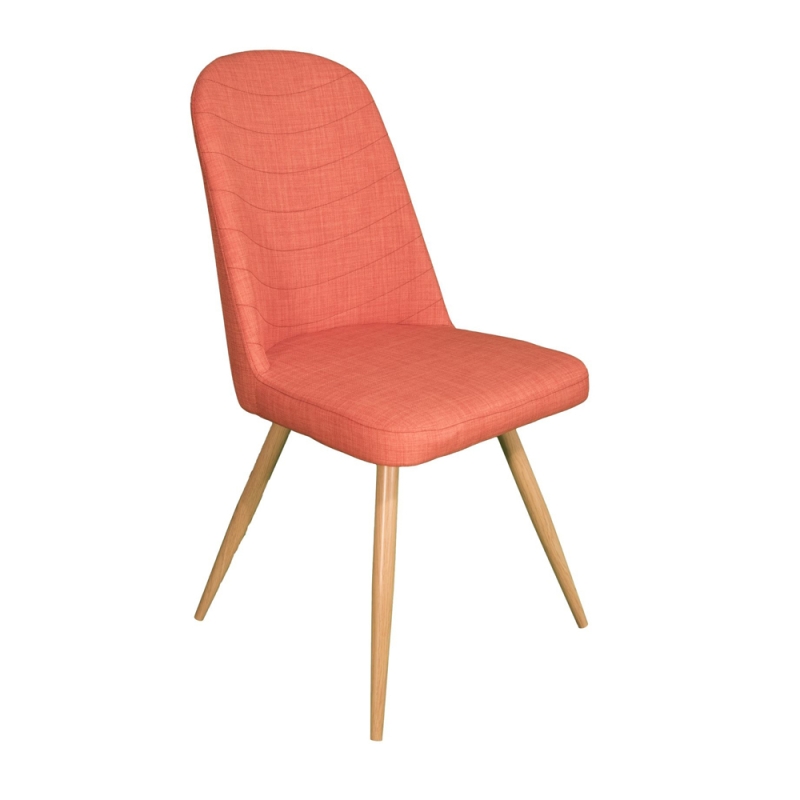 reya dining chair orange