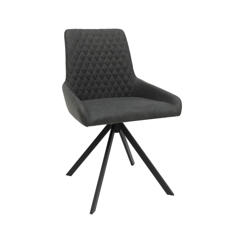 Orion Dining Chair Grey PU