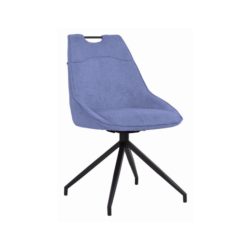 Orion Magnus Swivel Dining Chair Blue