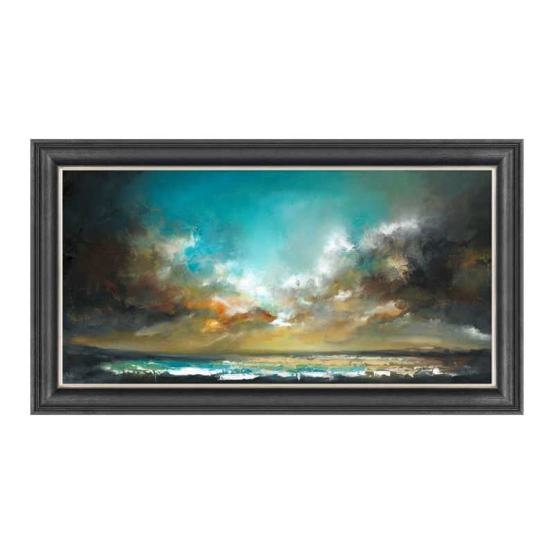 Turquoise Blaze - Framed Picture By Anna Schofield