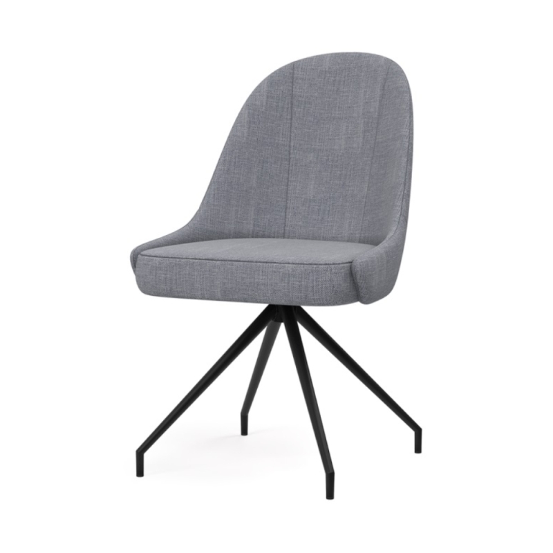 Miami Swivel Chair Grey