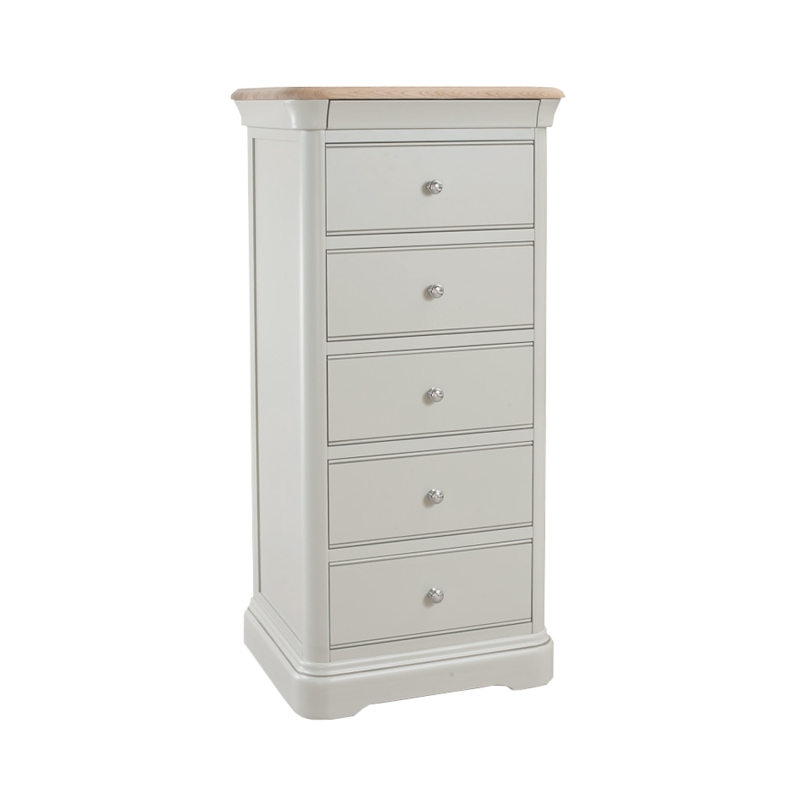 Crompton 5 Drawer Tall Narrow Chest