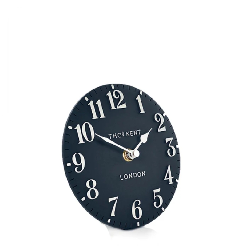 Thomas Kent Mulberry 6" Mantel Clock Ink