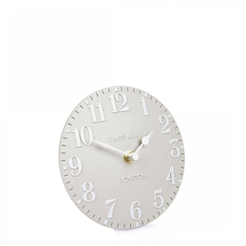 Thomas Kent Mulberry 6" Mantel Clock Dove Grey