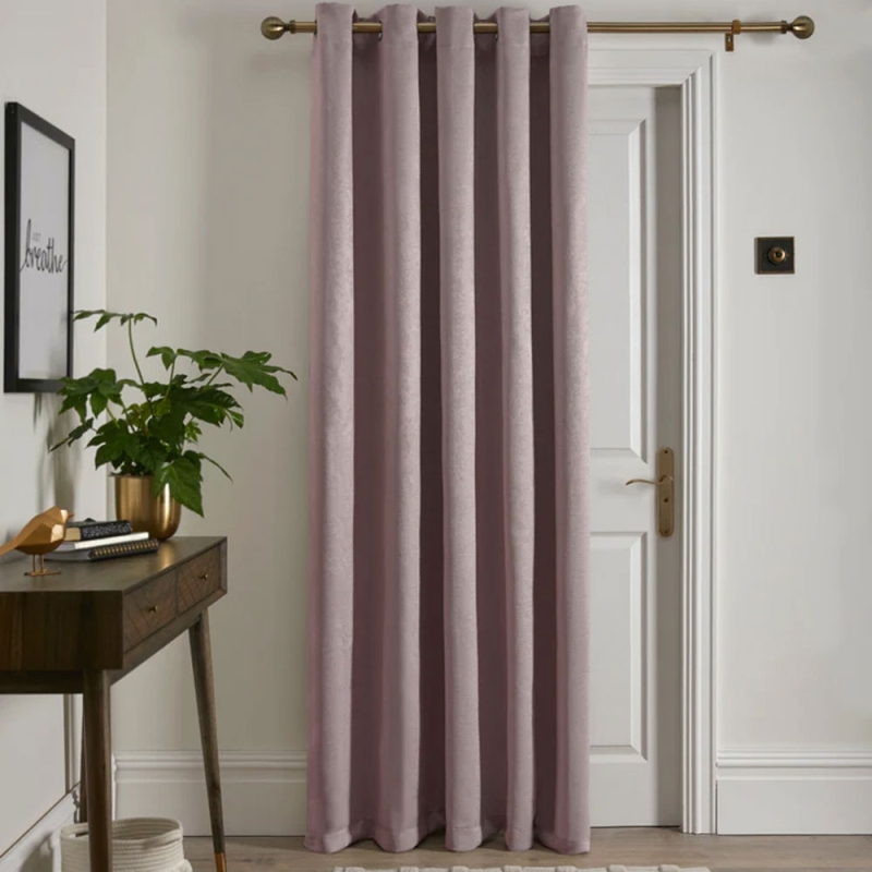 Strata Readymade Door Curtain Blush