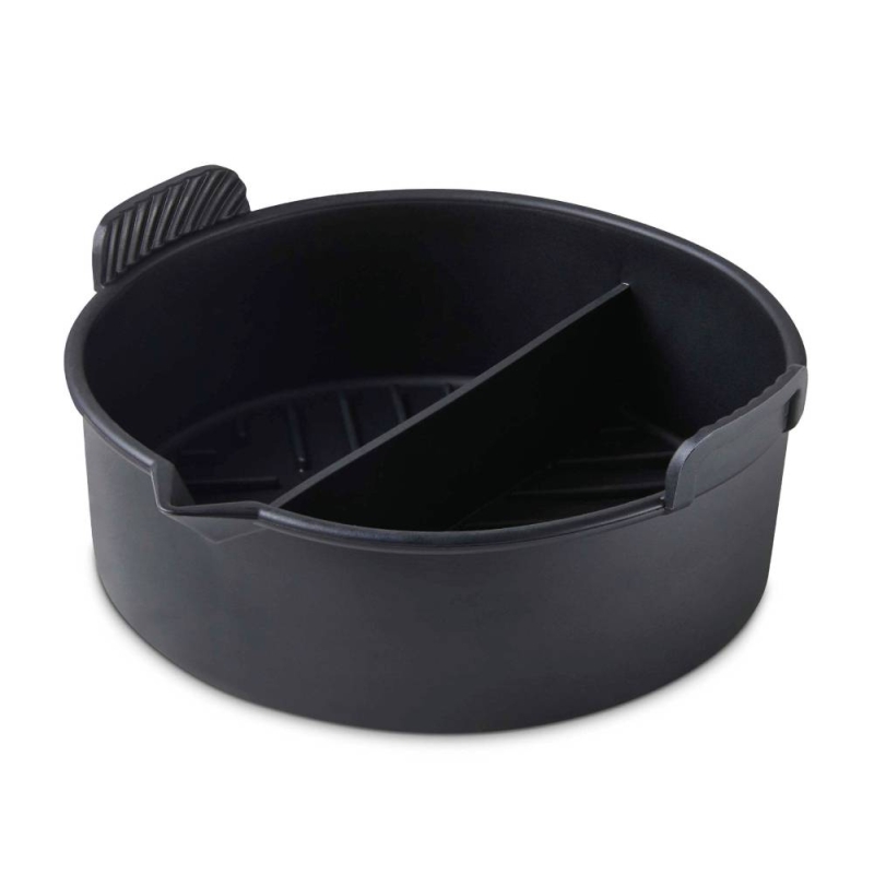 Round Solid Tray With Divider
