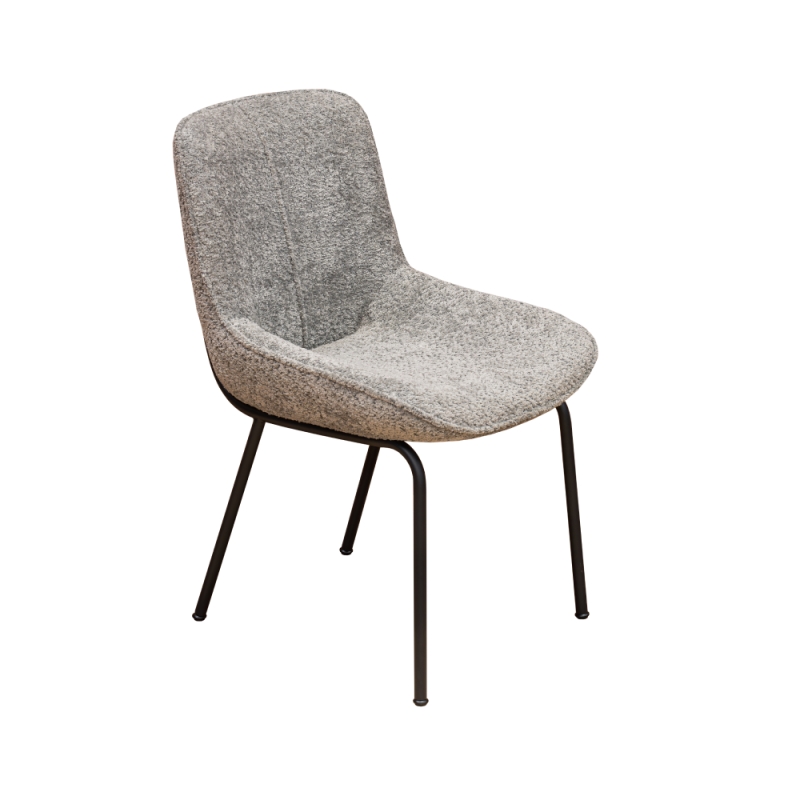 Bruce Dining Chair - Boucle Grey