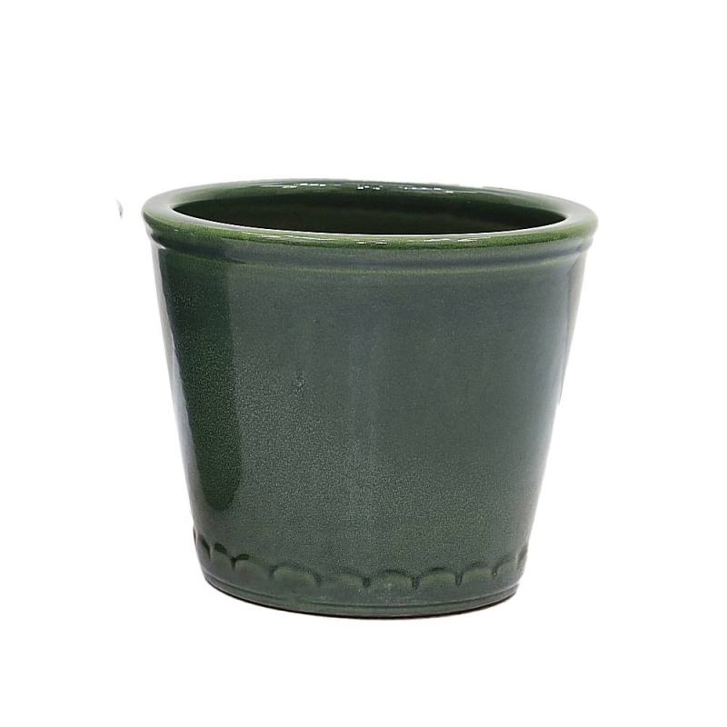 Clara Conical Pot - Green 