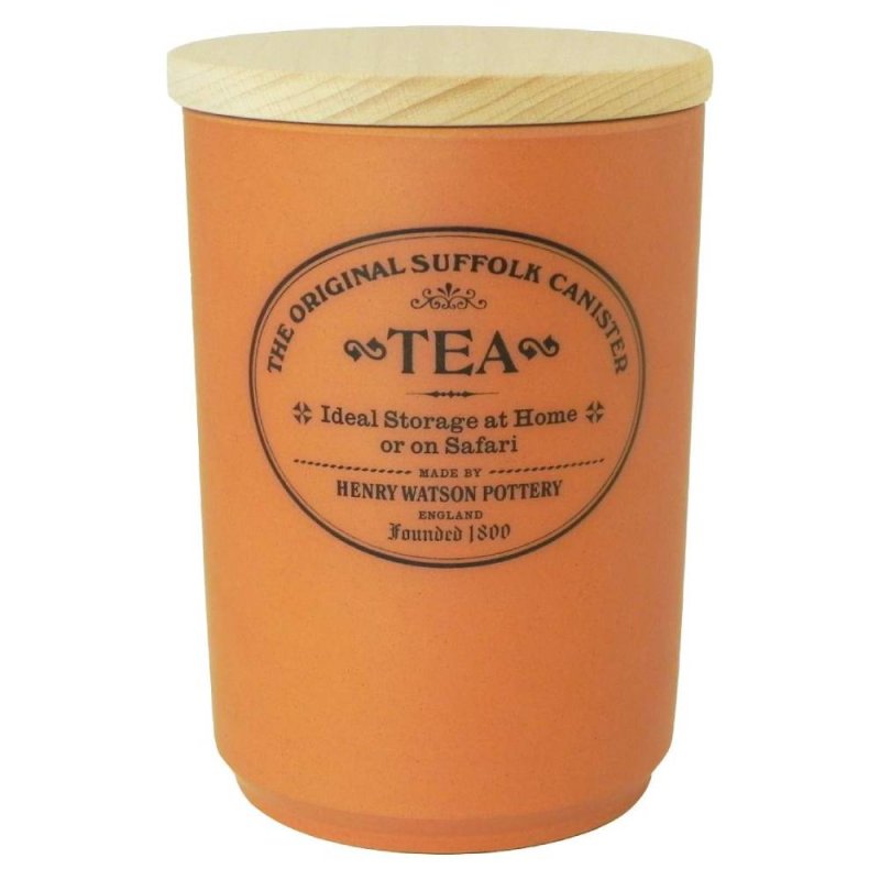 Henry Watson's The Original Suffolk Collection - Large Tea Canister Terracotta