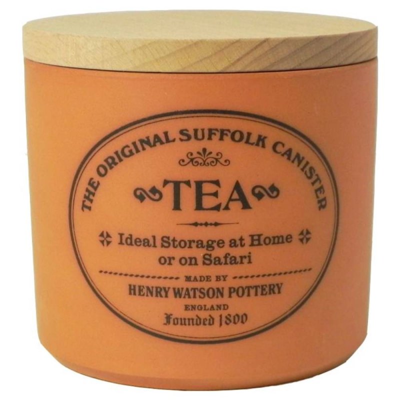 Henry Watson's The Original Suffolk Collection - Small Tea Canister Terracotta