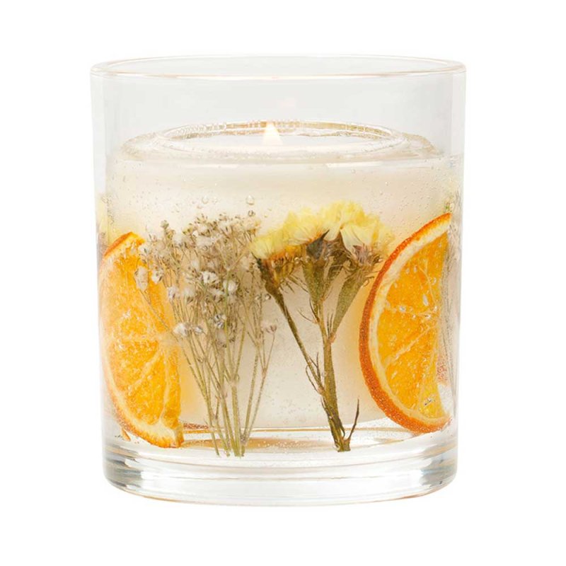 stoneglow neroli blossom & citron natural wax gel candle