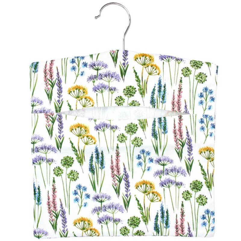 Gisela Graham Spring Meadow Fabric Peg Bag