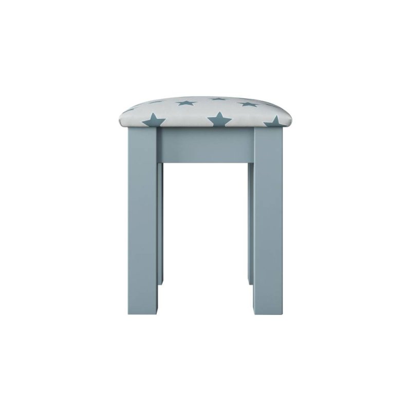 Solar Upholstered Bedroom Stool with Straight Legs