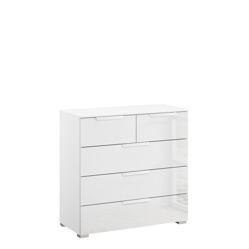 Montego 5 drawer chest white