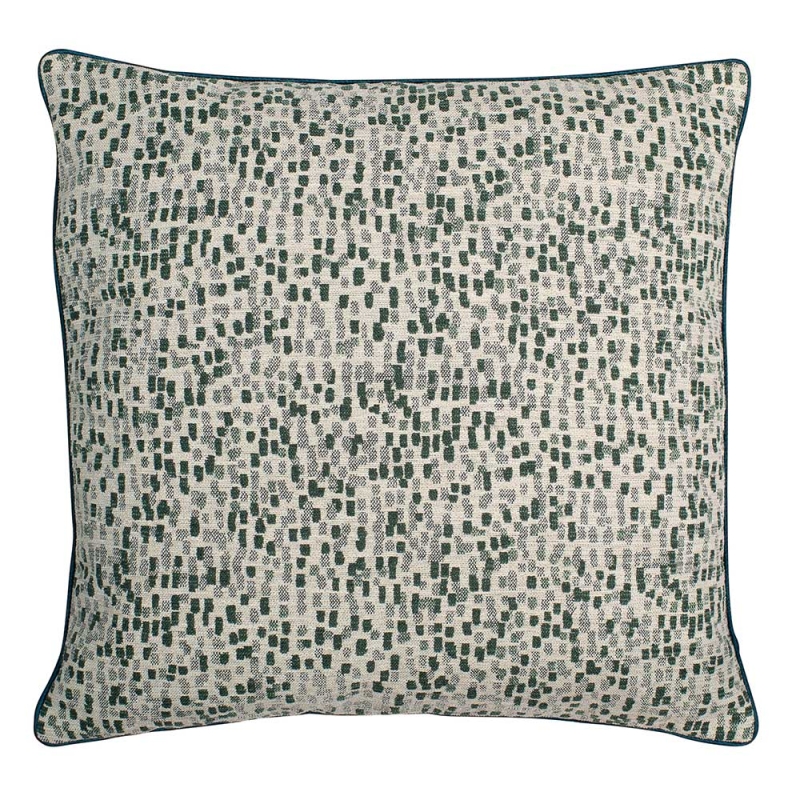 dash design weave cushion green