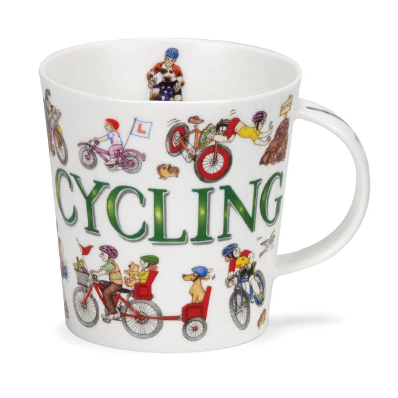 Dunoon Glencoe Sporting Antics Cycling Mug