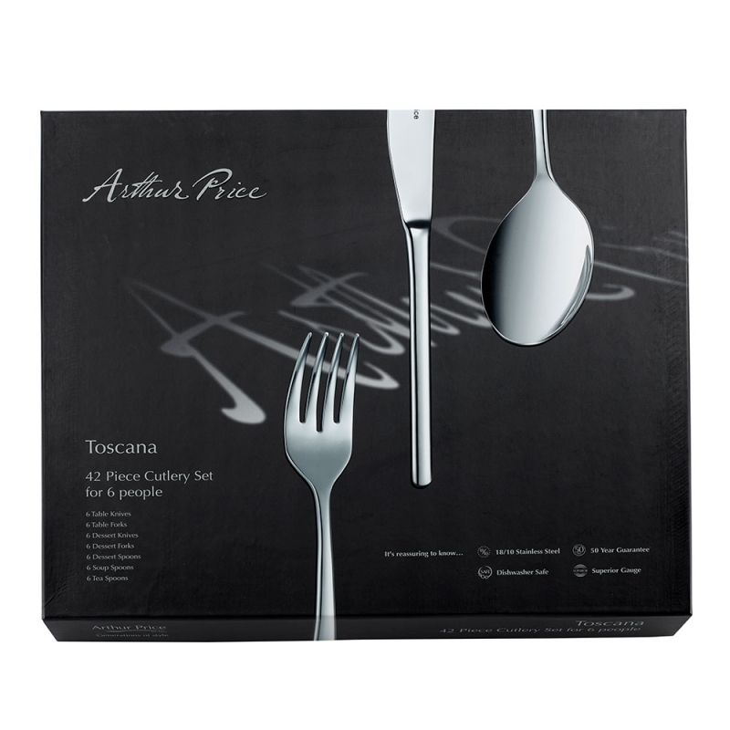 Arthur Price Willow Toscana 42pc Cutlery Set