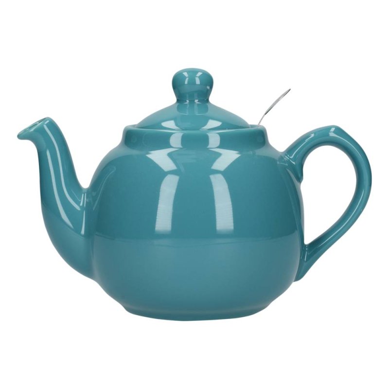 London Pottery Farmhouse Teapot 2 Cup Aqua