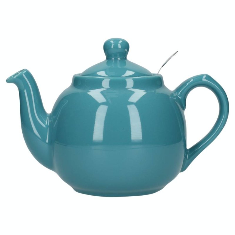 London Pottery Farmhouse Teapot 6 Cup Aqua