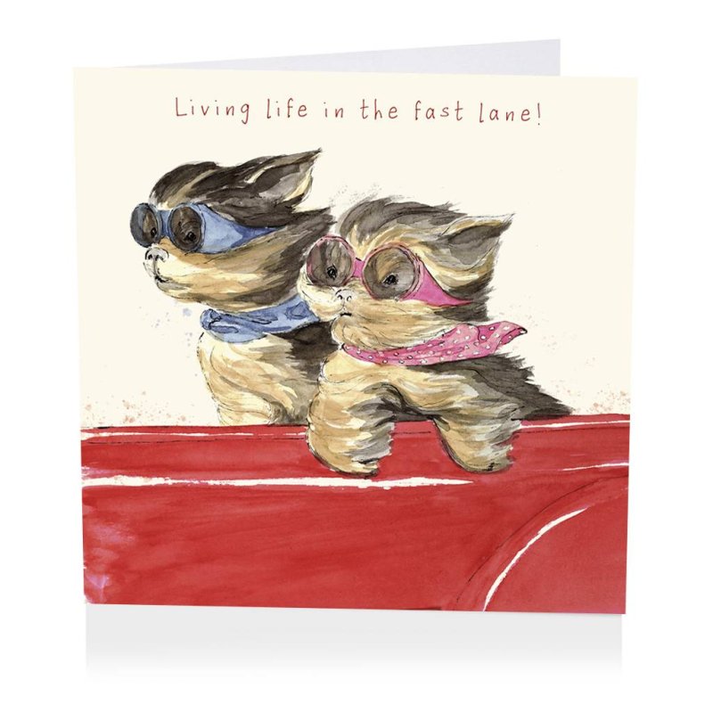 The Fast Lane Greeting card