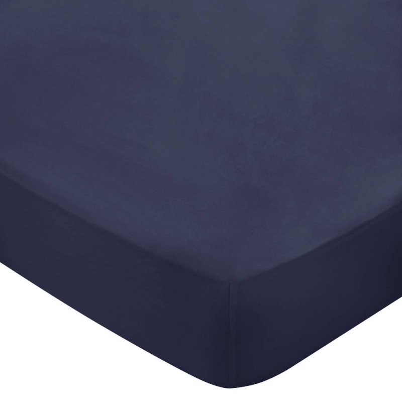 Bedeck 600 Thread Count Fitted Sheet Midnight