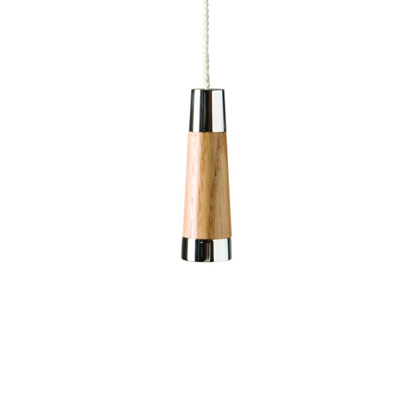 Miller Classic Light Wood Conical Light Pull