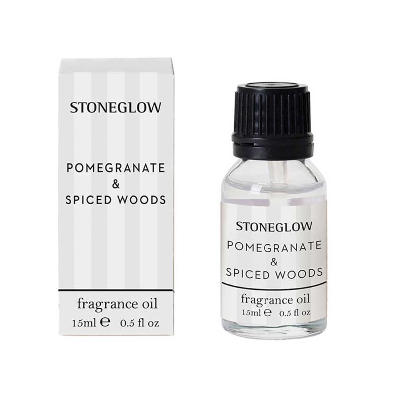 stoneglow pomegranate & spiced woods fragrance oil