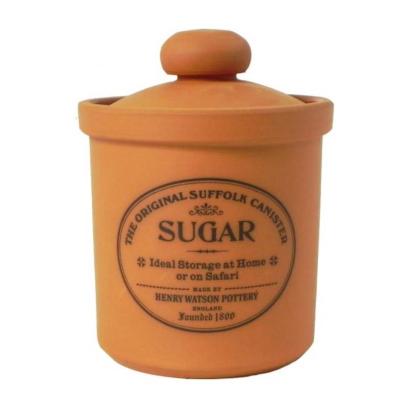 Henry Watson's The Original Suffolk Collection -Rimmed Sugar Canister Terracotta