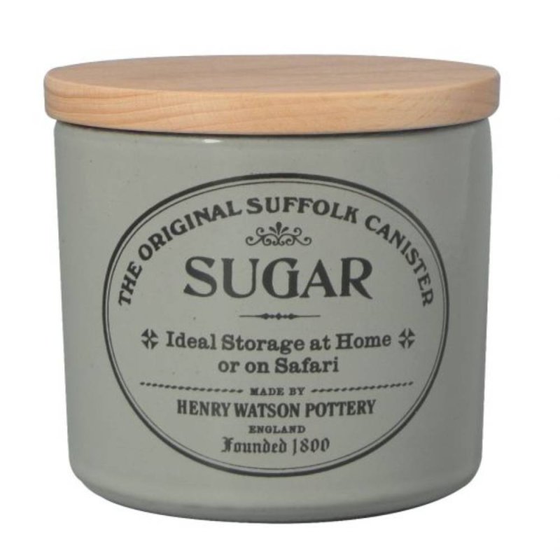 Henry Watson's The Original Suffolk Collection - Small Sugar Canister Dove Grey