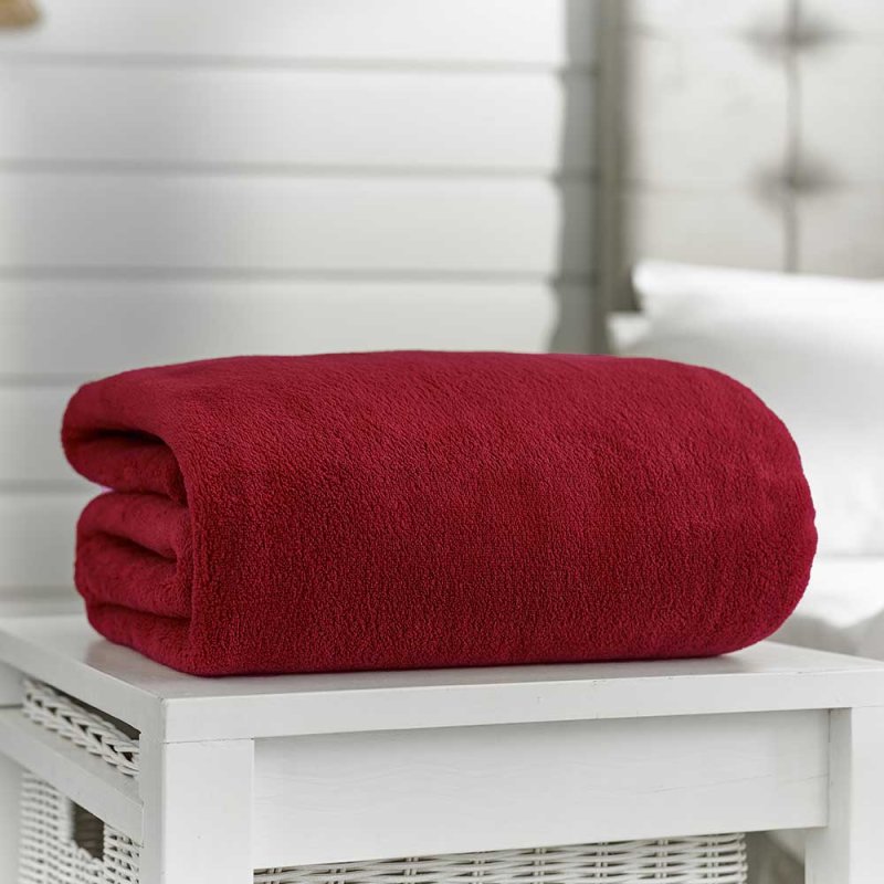 snuggle touch throw oxblood